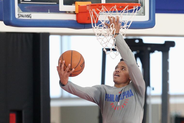In a NBA dominated by 3-point shooting, the 76ers' Markelle Fultz went 0-for-1 from beyond the arc this past season.