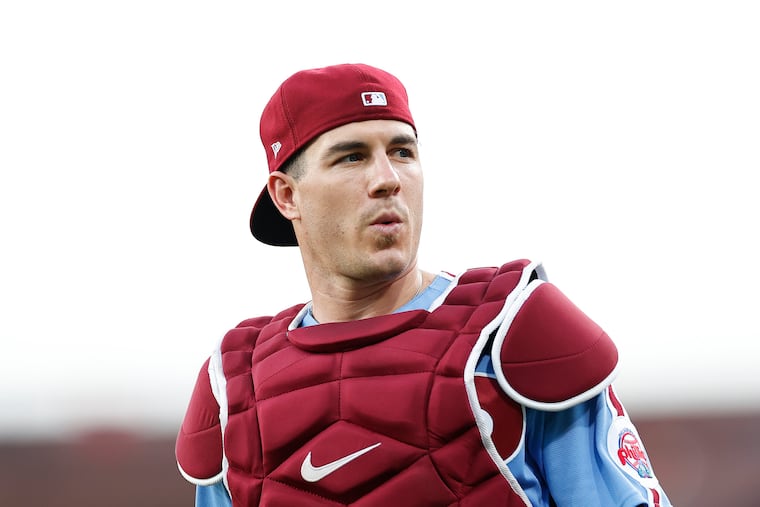 Through Tuesday, Phillies star J.T. Realmuto had caught 5,392 innings since 2016, second to the Cardinals' Yadier Molina.