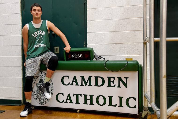 Camden Catholic’s Dominic Dunn reached 1,000 career points on Saturday.