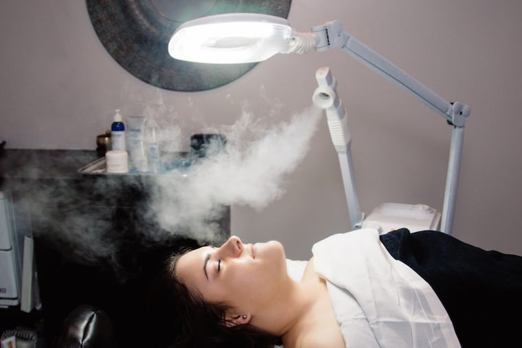 In their 20s and 30s, millennials are using age-defying products to maintain youthful looks. THis is the Hydra Facial available at 3000BC in Chestnut Hill.