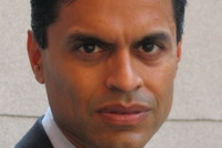 Author Fareed Zakaria says America is not declining rapidly but is des- tined for an altered role as more nations become players.