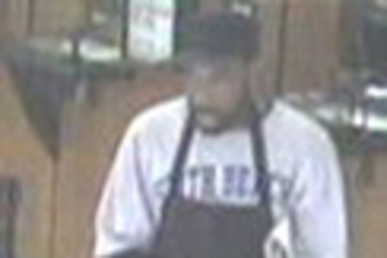 The FBI said this man robbed a Center City bank after trying to hold up another bank 14 blocks away last week.