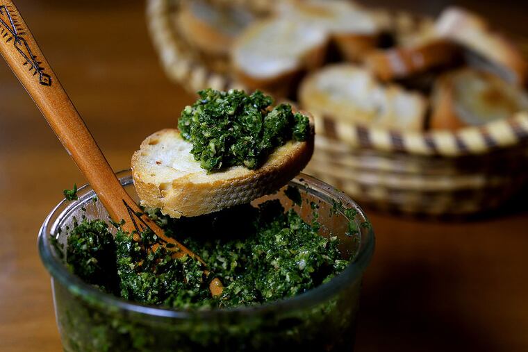 Collard pesto.
