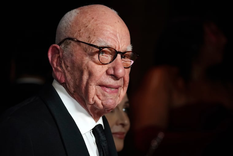 Rupert Murdoch arrives at the 11th Breakthrough Prize Ceremony on April 5, 2025, in Los Angeles.