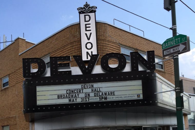 Mayfair's Devon Theater may soon be reborn as the Kingdom Life Christian Center if zoning board gives its OK. (DAN GERINGER / DAILY NEWS STAFF)