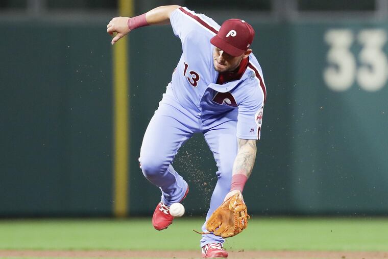 Phillies' infielder Asdrubal Cabrera is back at shortstop after playing primarily second base with the Mets.