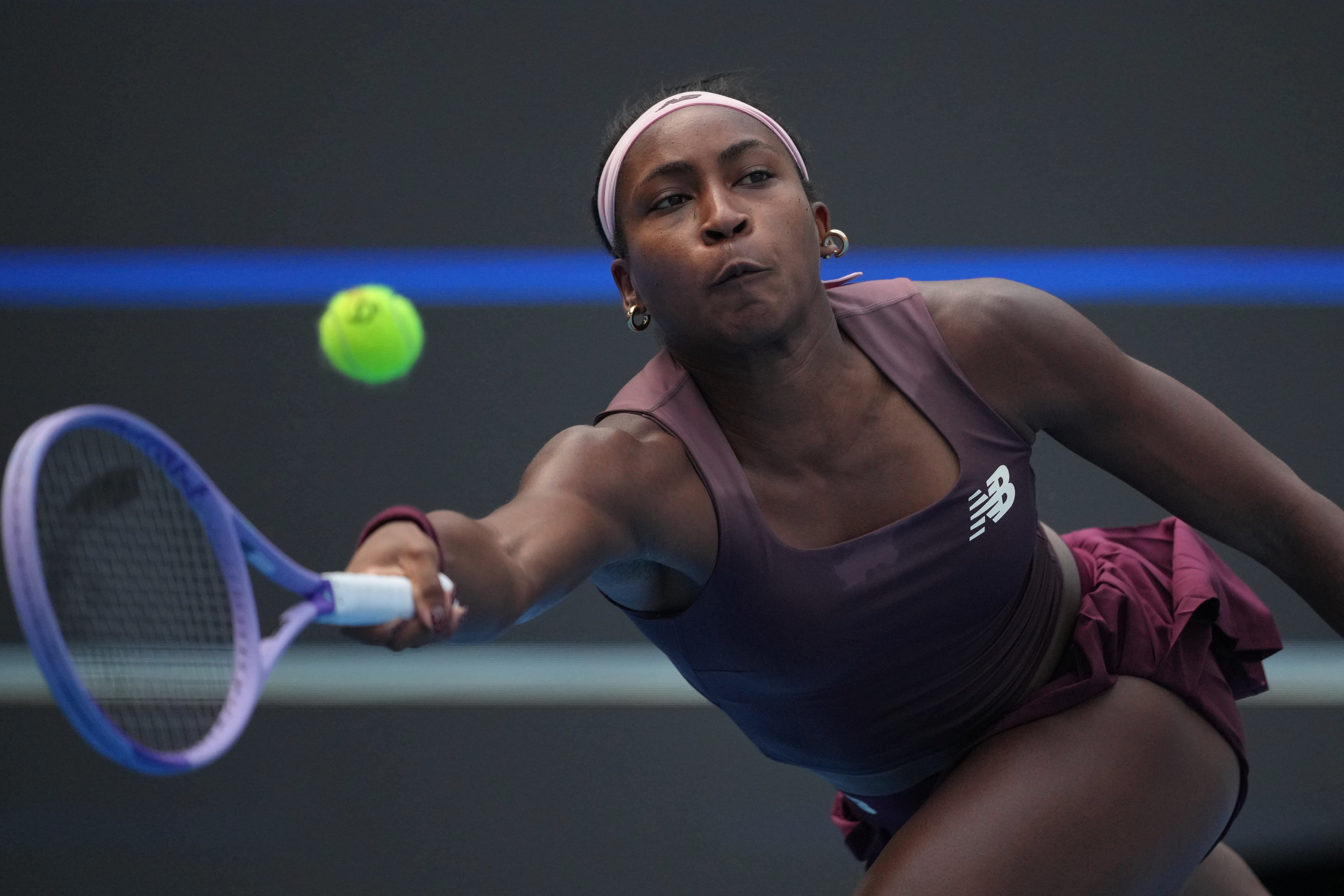 Coco Gauff advances to the third round at the WTA's China Open