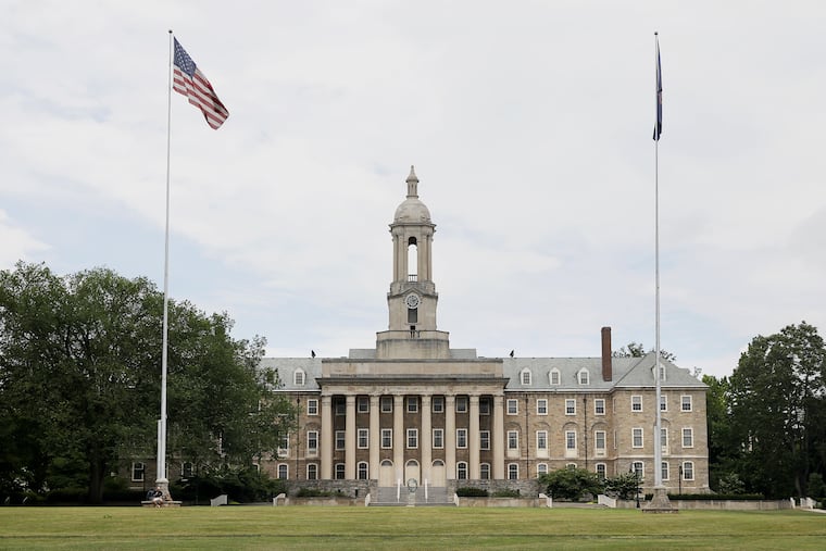Old Main is pictured on the Penn State University campus in State College, Pa., in June 2020.