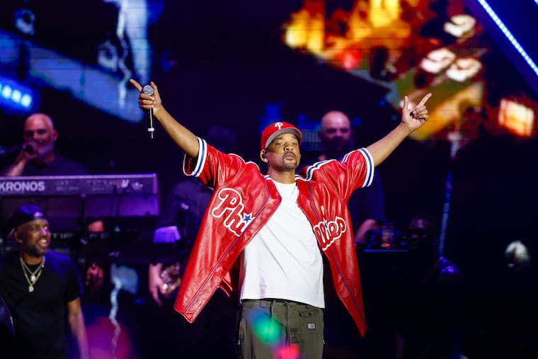 Will Smith performs at the One Philly: Unity Concert for America on the Benjamin Franklin Parkway Sunday, July 5, 2026, in Philadelphia.