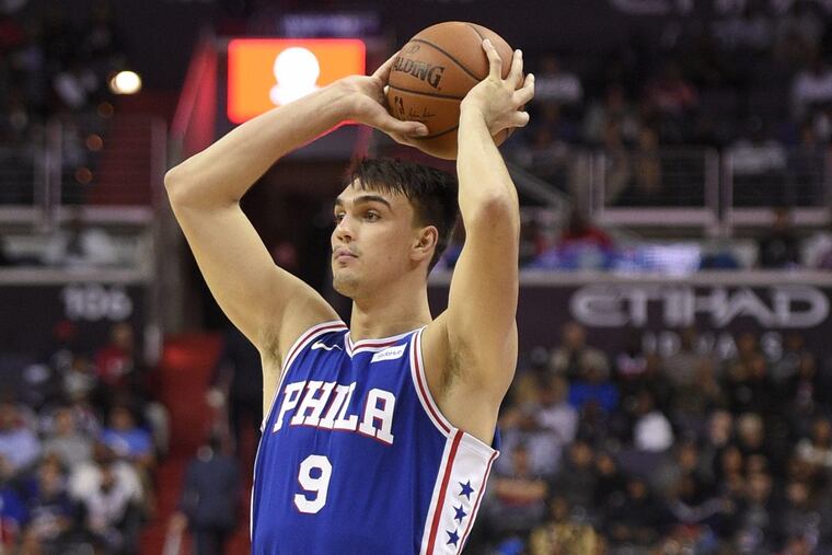 Philadelphia Sixers forward Dario Saric.