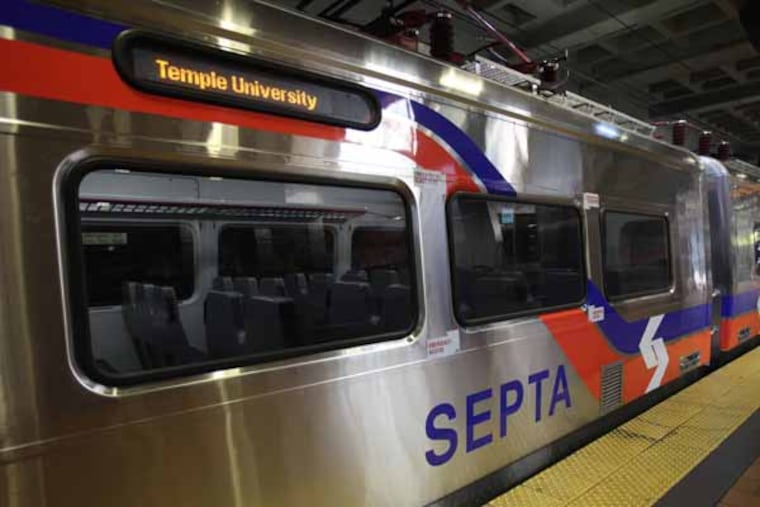 SEPTA's Silverliner V railcar. ( Juliette Lynch / Photographer ).