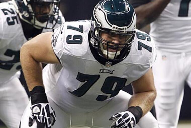 Eagles offensive lineman Todd Herremans. (Yong Kim/Staff Photographer)
