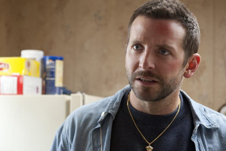 Bradley Cooper appears in The Silver Linings Playbook.