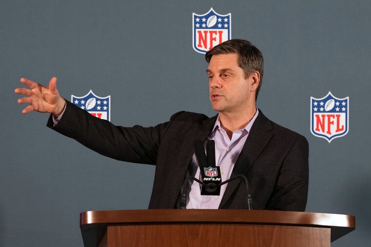 Brian Rolapp, the new CEO of the PGA Tour, was executive vice president and chief media and business officer for the NFL.