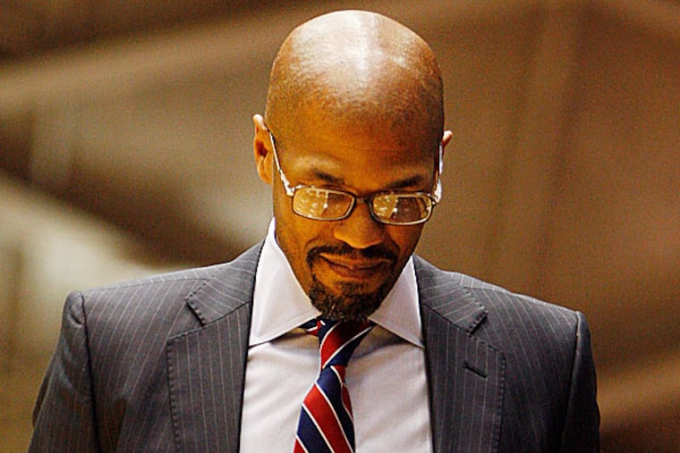 Penn head coach Jerome Allen. (Tim Larsen/AP)