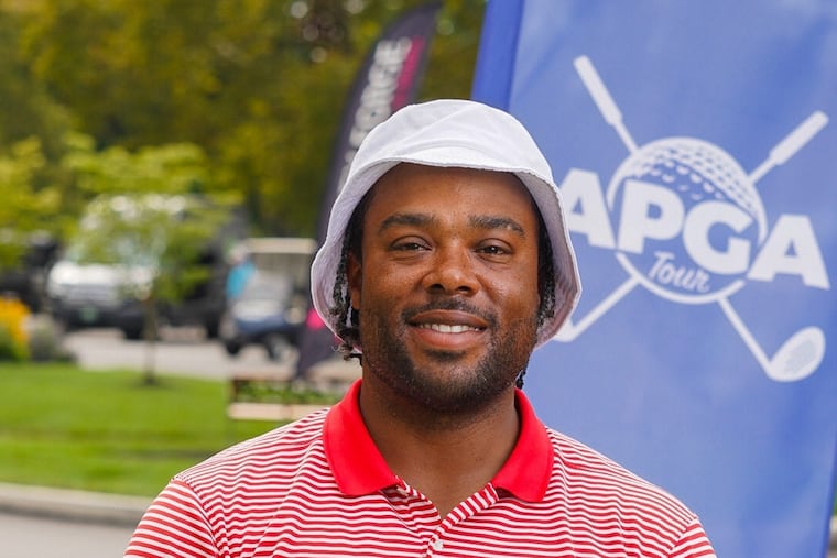 Marcus Manley, the leader after the first round of the APGA Valley Forge event in Blue Bell.