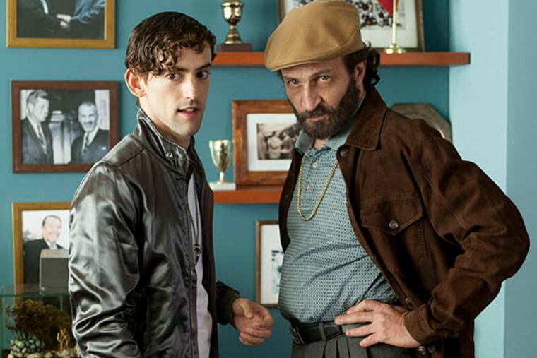Luis Gerardo Méndez and Daniel Giménez Cacho in a scene from Netflix's "Club de Cuervos." (Photo credit: Daniel Daza/Netflix)