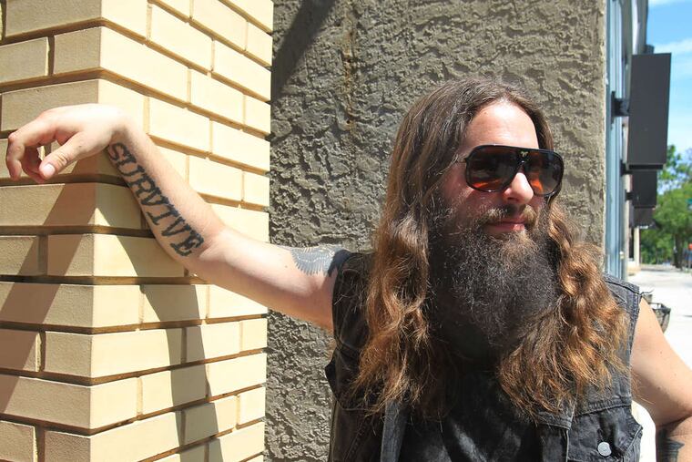 Timothy Showalter, performing as Strand of Oaks, has a fourth album marked by a musical turn from acoustic: "I'm saying this powerful stuff, and it's not going to be said with an acoustic guitar."