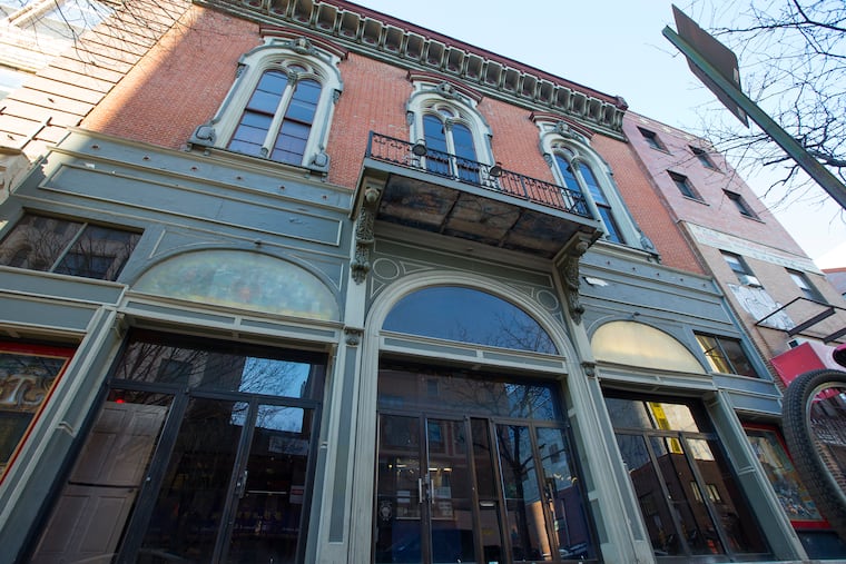 The exterior of the Trocadero Theatre, photographed in 2019, when it shut its fabled doors.