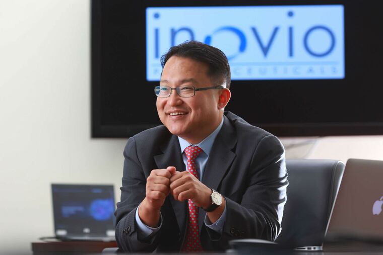 Joseph Kim, CEO of Inovio in Plymouth Meeting.