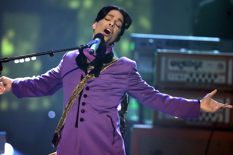 Prince performs at the sixth annual BET Awards in 2006 in Los Angeles.