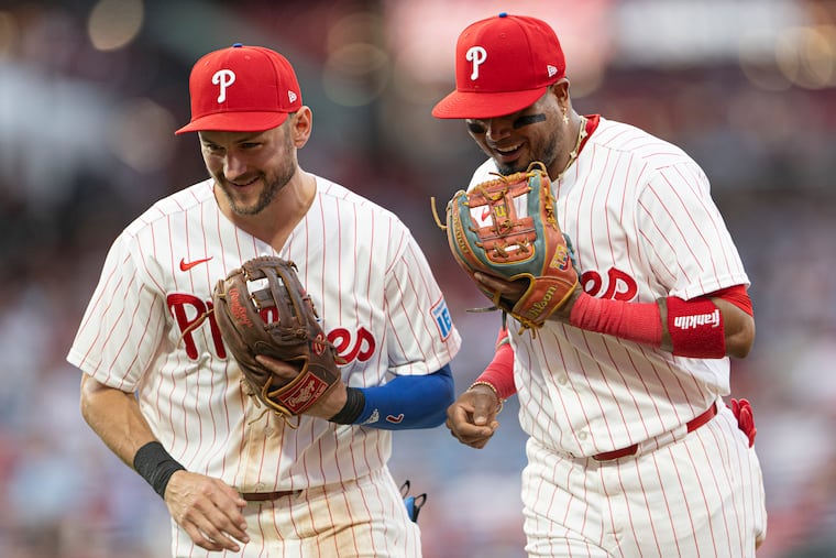 The Phillies has a new double play combination in incumbent shortstop Trea Turner and new second baseman Luis Arraez.