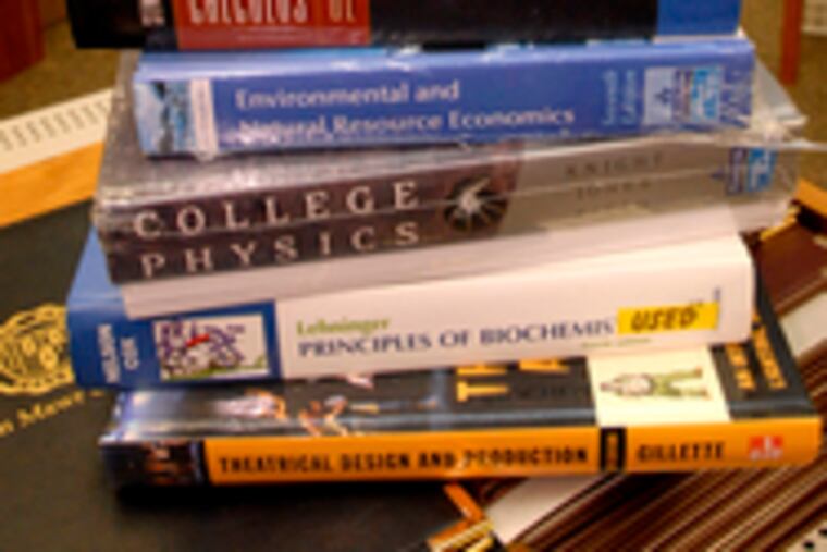 College textbooks cost $900 a year, on average. Factors include unaware teachers and ever-newer editions. Publishers say they have only so much control.