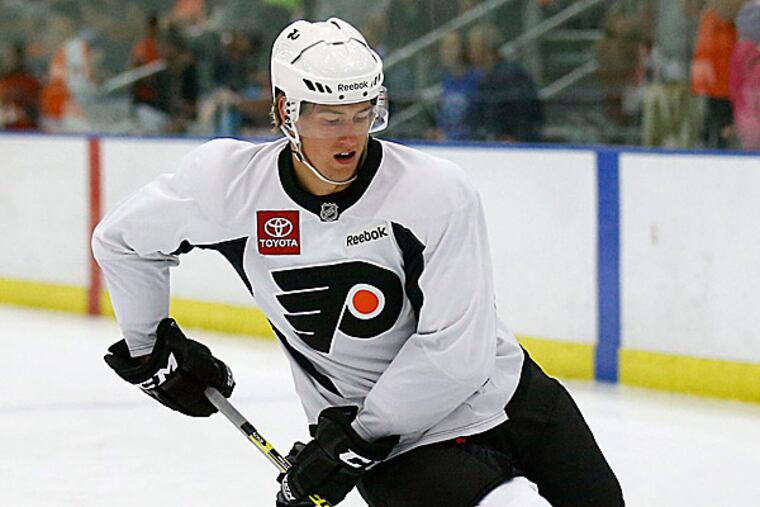 Flyers defenseman Robert Hagg. (Yong Kim/Staff Photographer)