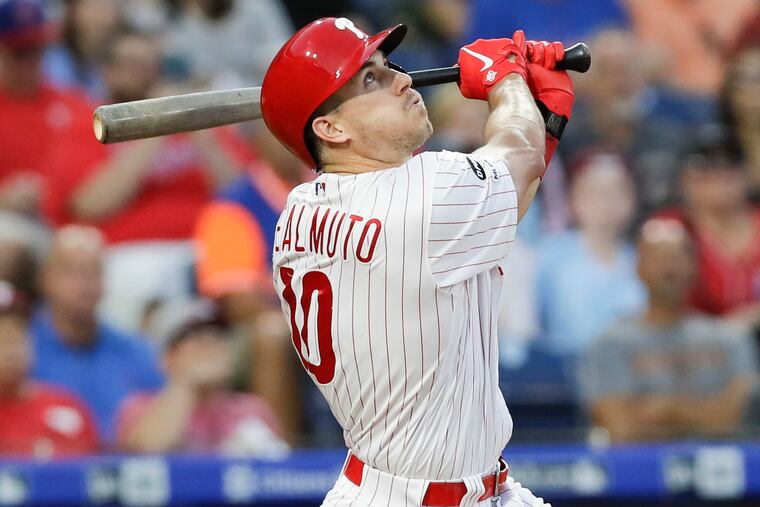 J.T. Realmuto's 25 homers were the most in a season by a Phillies catcher since Mike Lieberthal slugged 31 in 1999.