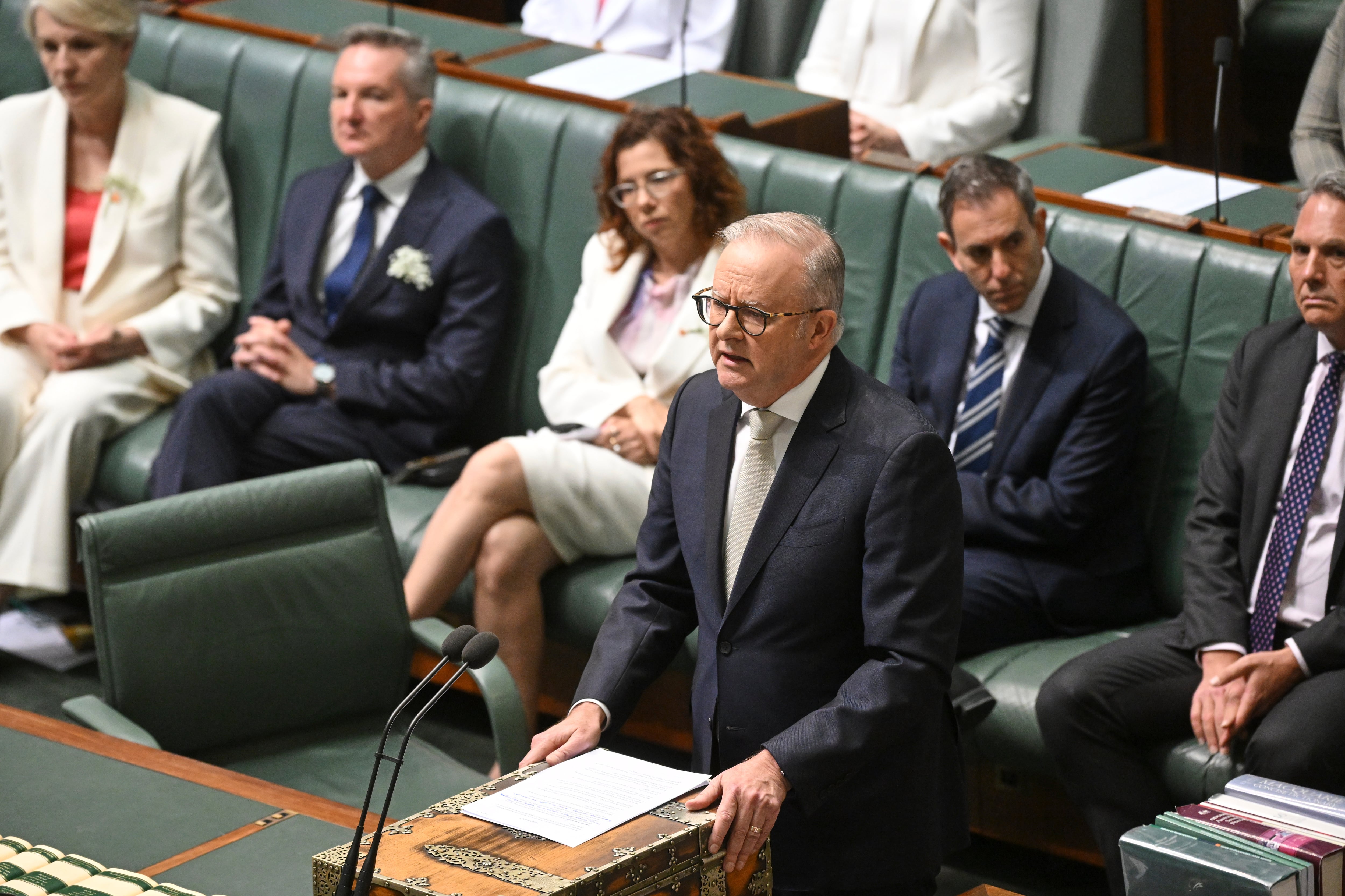 Australian Parliament pays tribute to injured lawmaker as it resumes work under increased security