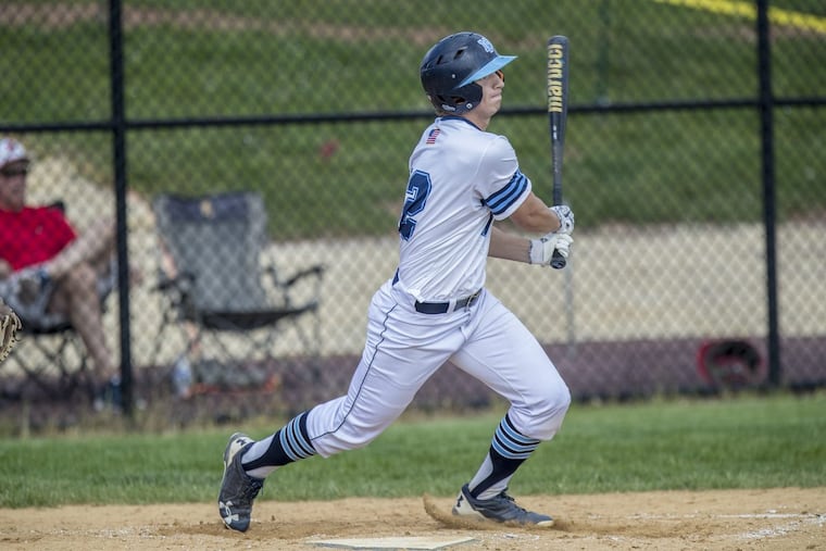 North Penn shortstop Zack Miles has helped the Knights clinch a conference title.