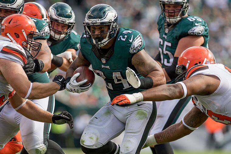 Eagles running back Ryan Mathews.