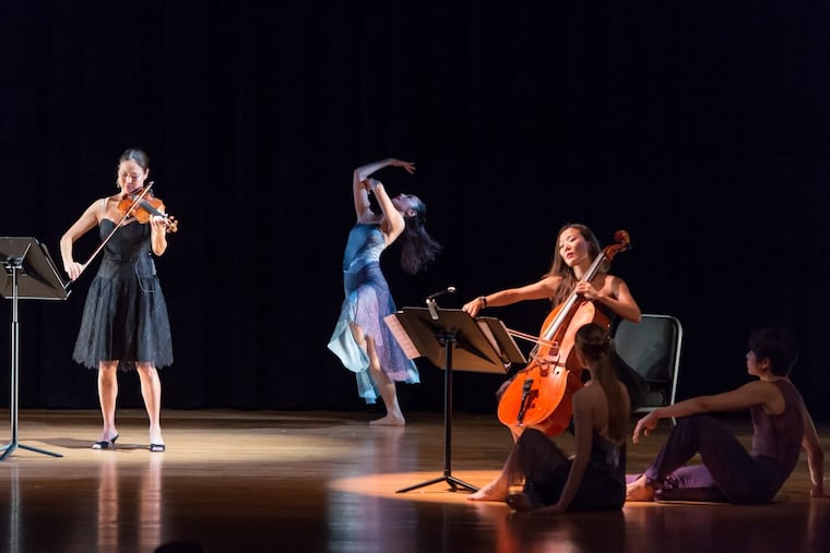 Nai-Ni Chen Dance Company with The Ahn Trio from the full-length work "A Quest for Freedom," which will be a Philadelphia premiere.