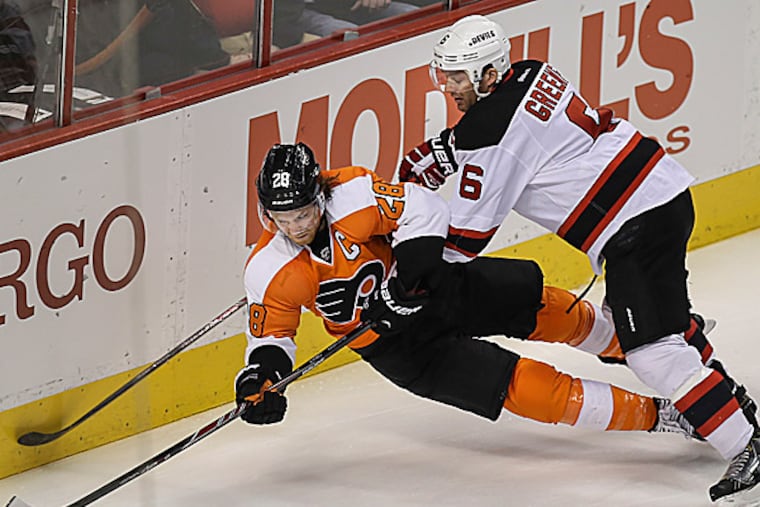Flyers captain Claude Giroux. (Steven M. Falk/Staff Photographer)