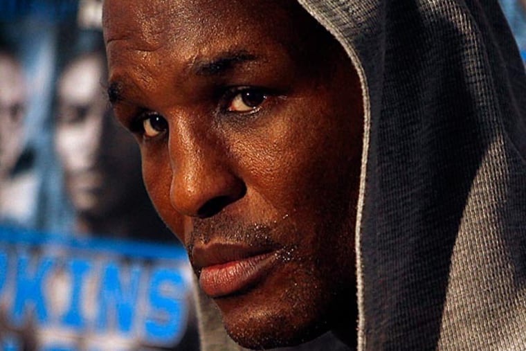 Bernard Hopkins knows, still fighting at age 48, that he is an outlier, that most boxers his age would be taking a huge risk entering the ring. (David Maialetti/Staff Photographer)