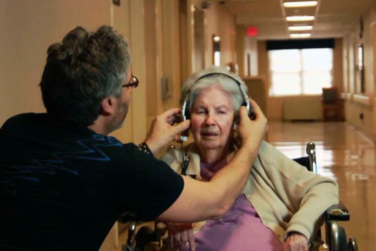 From "Alive Inside" by Michael Rossato-Bennett, a Temple grad, about familiar songs' effects on Alzheimer's patients.