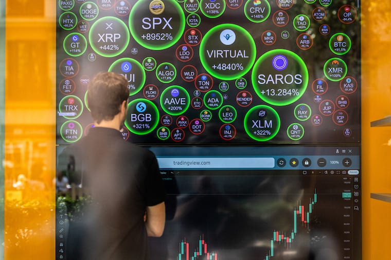 A cryptocurrency exchange in Barcelona, Spain.