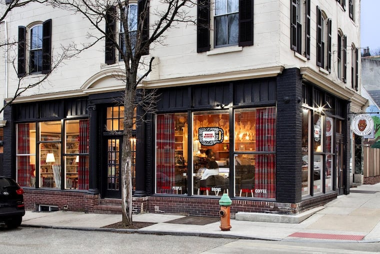 An artist's rendering of the current location of Uncle Bobbie's Bookstore, owned by professor and pundit Marc Lamont Hill, will move from its location at Germantown Avenue and School House Lane west to 6237 Germantown Avenue this fall.