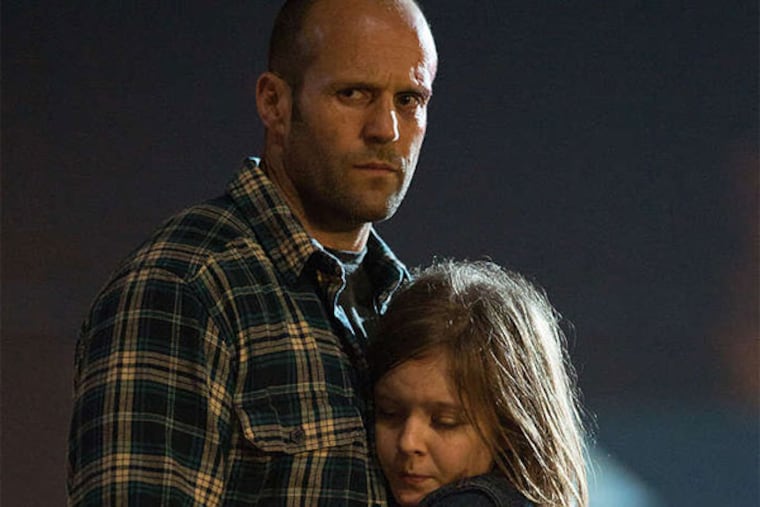 Jason Statham as widower Phil Broker and Izabela Vidovic as his daughter Maddy in "Homefront," directed by Gary Fleder.