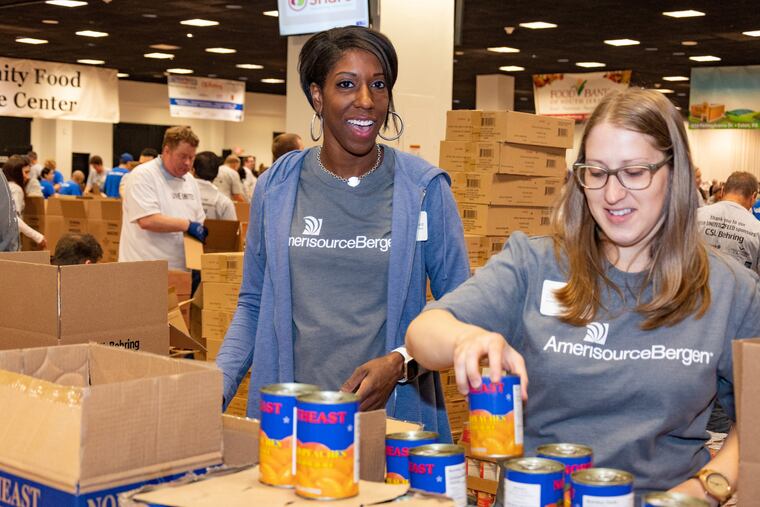 Volunteers at the 2018 United2Feed event.