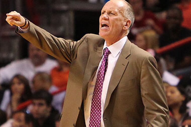 Doug Collins has expressed concerns about Thaddeus Young's health recently. (David Santiago/El Nuevo Herald/AP)