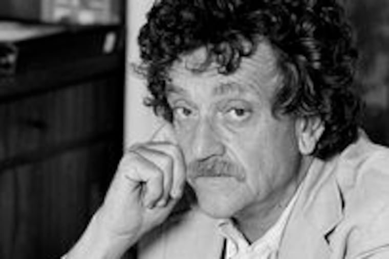 Kurt Vonnegut Jr. in 1979. He liked speaking to teens, to "catch people before they become generals and senators and presidents," try to "poison their minds with humanity."