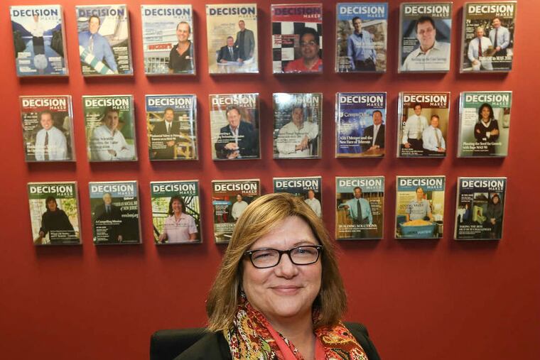 Angela Nadeau's CompuData provides businesses with IT solutions to make them run more efficiently. (Steven M. Falk / Staff Photographer)