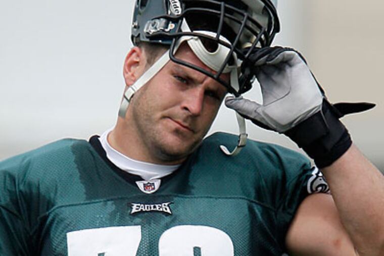 Andy Reid said that Todd Herremans would be working this week at guard and a little bit at tackle. (Matt Slocum/AP file photo)