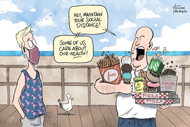 Rob Tornoe's cartoon for Friday, June 12, 2020.