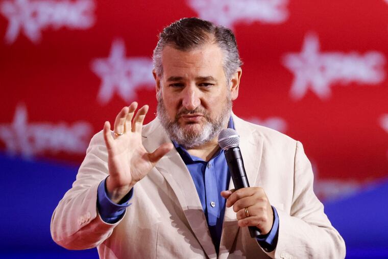 U.S. Sen. Ted Cruz (R., Texas) speaks during the Conservative Political Action Conference in Dallas in August.