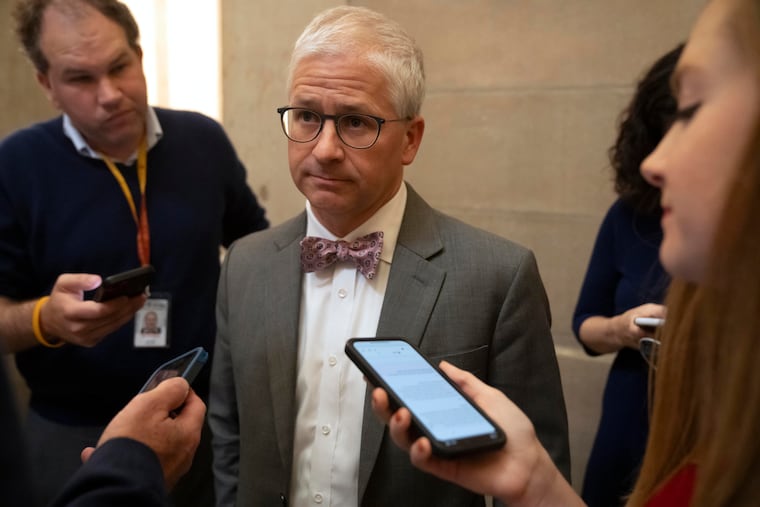 Rep. Patrick McHenry, R-N.C., was named speaker pro tempore and will temporarily lead the House following McCarthy's ouster.