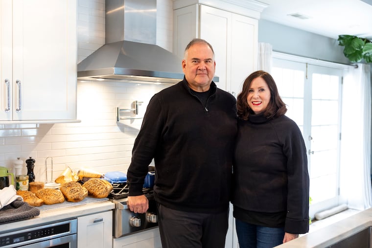 David and Jacqueline Spain are part of a growing microbakery trend in Chester County. Their Devon Road Made bakery cart sits outside their Willistown home and is stocked with an array of baked goods.