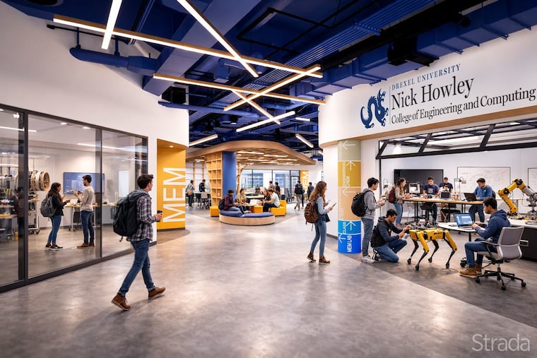 A rendering of the inside of the Howley Family Immersive Learning Center
