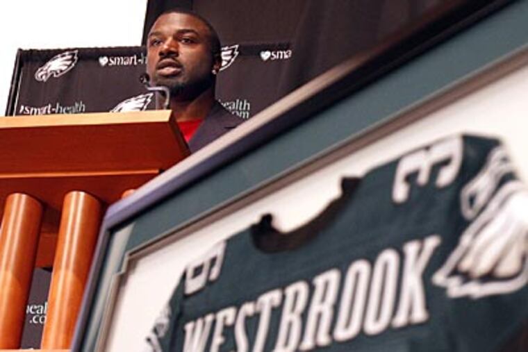Brian Westbrook retired as a member of the Eagles on Wednesday, August 29. (David Maialetti/Staff Photographer)